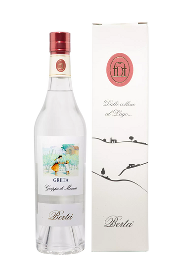 Grappa Moscato D'Asti Duesorelle Invecchiata Berta 50cl 40% vol.