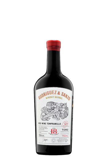 Whisky-Wine-Rodriguez Sanzo–Tempranillo aged 18 months in Whisky barrels