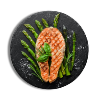 Fettreicher Fisch (Lachs, Thunfisch usw.)