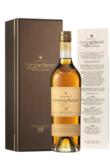 Grappa della Cantina Privata 18 Anni Distilleria Bocchino 70cl 45% vol.