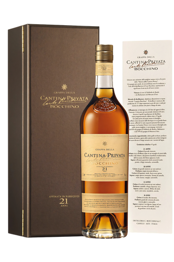 Grappa della Cantina 21 Anni Distilleria Bocchino 70cl 45% vol.