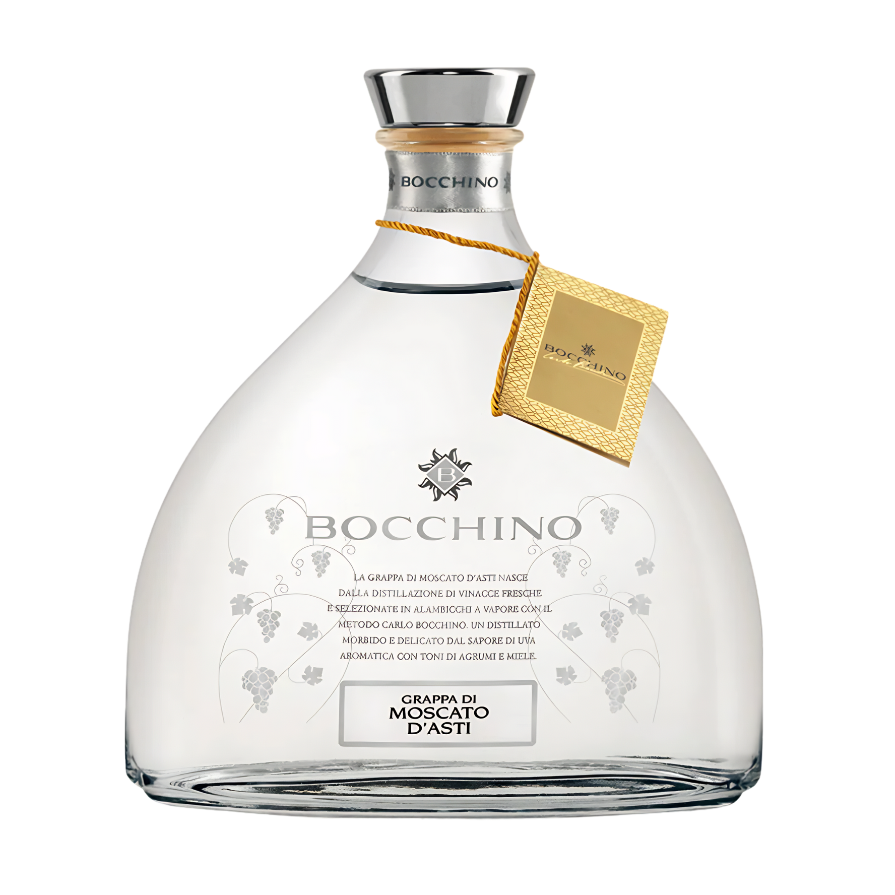 Grappa di Moscato Bianco Distilleria Bocchino 70cl  40% vol.